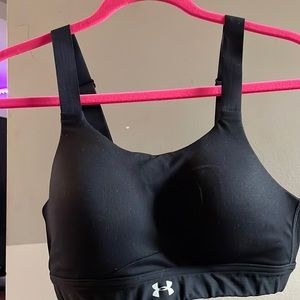 34C Underarmour Black Sports Bra
